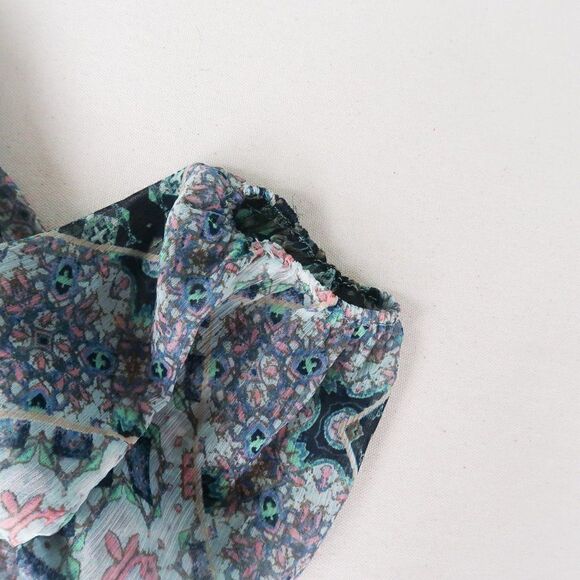 Libby Edleman Sheer Cold Shoulder Blouse - Picture 6 of 11